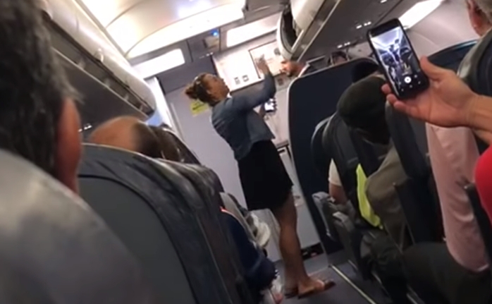 Woman Kicked Off Spirit Flight But Not Before Twerking In A Skirt And Challenging Another