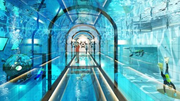 The World’s Deepest Swimming Pool Opens This Fall, Will Have Hotel Rooms With Underwater Views