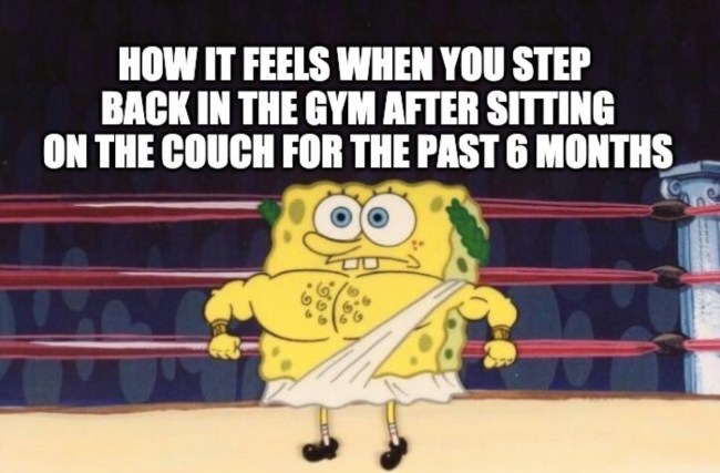 2019 best memes spongebob fitness joke