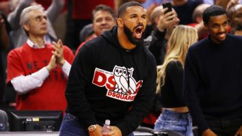 Everyone Lost It When Drake Got SUPER Handsy With The Raptors Head Coach In The Middle Of A Playoff Game