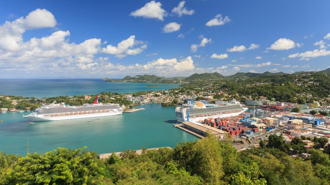 cruise ship port Castries St. Lucia