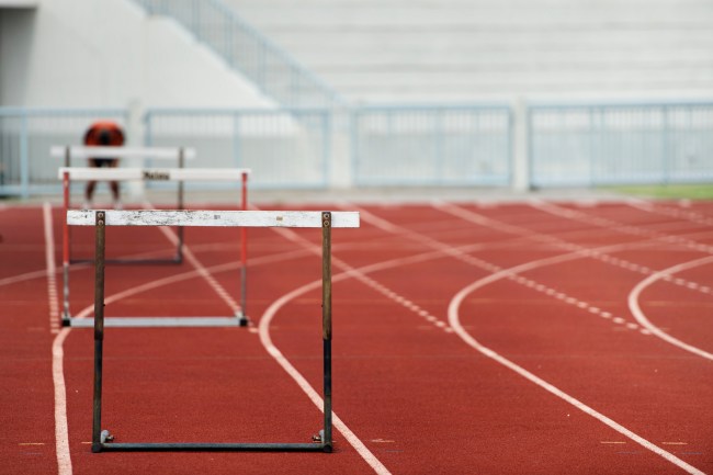 track and field hurdles