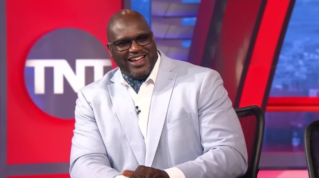 Shaq Went Viral For Wearing An Ascot Wednesday Night On ‘nba On Tnt