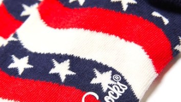 These Happy Socks Wavy American Flag Socks Are The Ideal Way To Show You’re All About The Red, White And Blue