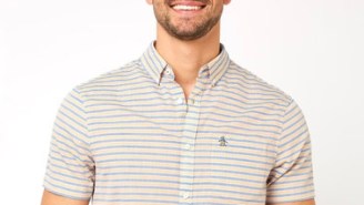 This Original Penguin Slub Lawn Striped Woven Button Down Will Be Your Go-To Summer Shirt