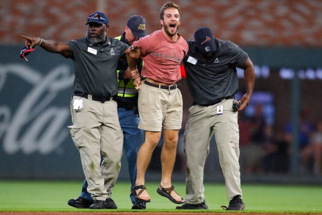 Braves Security Crushed Another Fan Who Ran Onto The Field In Atlanta