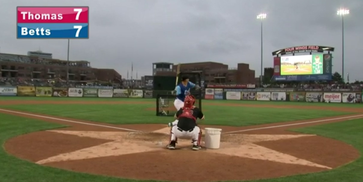 How Awesome Is This Monumental Bat Flip By Rays Prospect Chris Betts