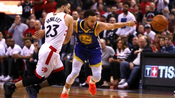 The Aerial View Of The Team Defense The Raptors Played On Steph Curry Late In Game 2 Is Wild