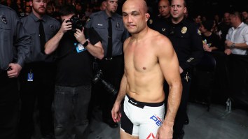 UFC Hall Of Famer B.J. Penn Fights Strip Club Bouncer After Getting Booted For Being Too Drunk And His Performance Is Pitiful