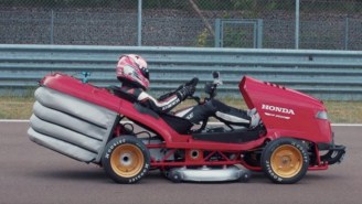 Honda’s Fastest Lawnmower In The World Reaches 100MPH In 6.285 Seconds And Is Beyond Insane