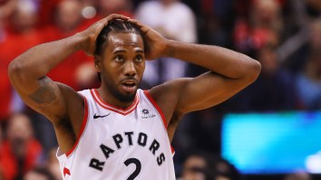 Kawhi Leonard Staring Intently At His Wallet Before Game 5 Got Turned Into A Very Relatable Meme