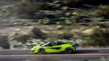 A Dude Got His Brand New $256K McLaren 600LT Spider Impounded By The Cops Within 10 Minutes Of Buying It