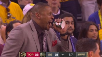 Raptors Assistant Coach Jamaal Magloire Using A Paper Cup As A Megaphone Became The Latest Transcendent NBA Meme