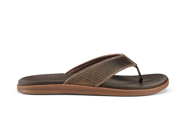 Olukai Hiapo Sandal - Rum / Dark Wood | Moment Surf Company