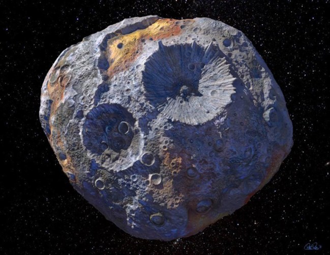 Valuable asteroid Psyche 16 has unbelievable wealth