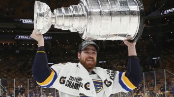 A Blues Forward Blew Chunks During The Stanley Cup Championship Parade After Partying Too Hard And It Was Nasty AF