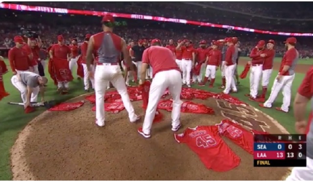 LA Angels Pitchers Throw Combined No-Hitter, Players Take ...