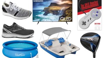 Daily Deals: Chuck Taylors, Pedal Boats, Pools, 65-Inch QLED TVs, Macy’s Sale, Shoes.com Summer Clearance And More!