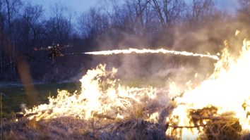 Flamethrower Drones And Firework-Shooting Drones Exist Because Who Doesn’t Need Flamethrowing Or Firework-Shooting Drones?