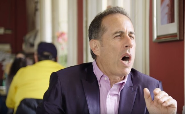 Jerry Seinfeld talks about being a scientologist and his comedy feud with Bobcat Goldthwait.