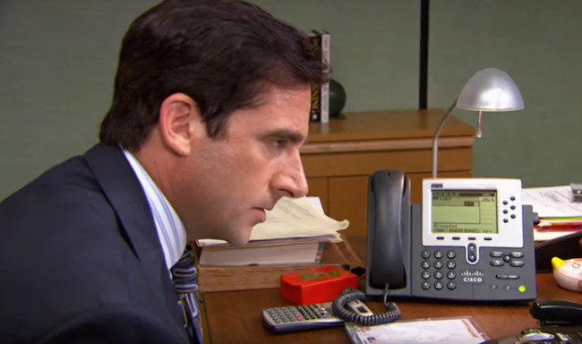 Compilation Of Michael Scott's Best Calls From 'The Office' Shows His  Finest Work Might Be On The Phone - BroBible