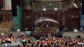I’d Hate To Be The Guy Standing Behind Shaq As He Raged In The Front Row At Tomorrowland 2019