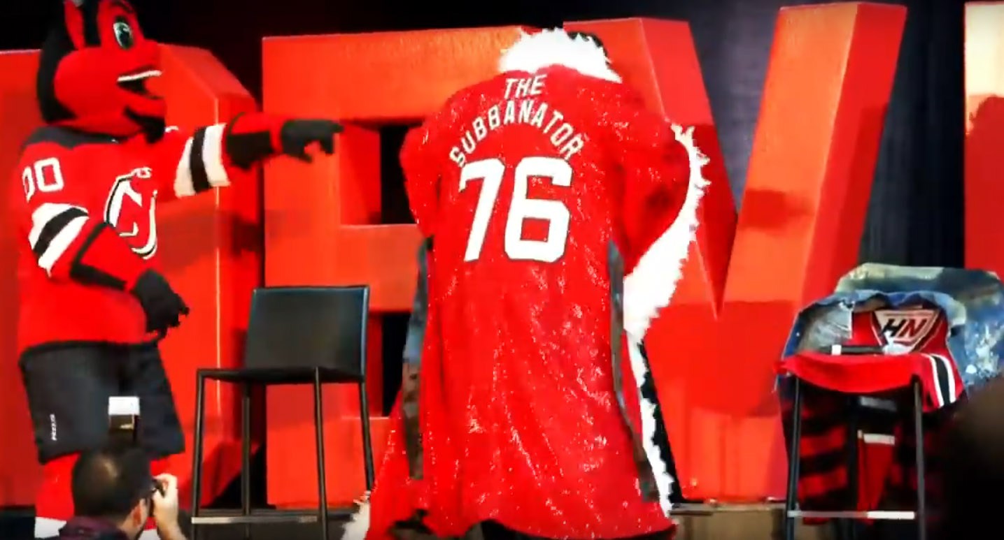 Subban Robe The New Jersey Devils Epic Celebration Welcoming P.K. Subban To The ...