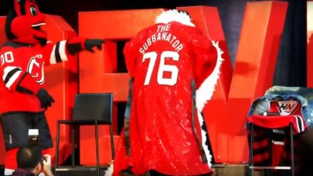 The New Jersey Devils Epic Celebration Welcoming P.K. Subban To The Team Included An Amazing Ric Flair Robe