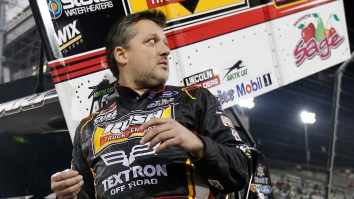 NASCAR Hall Of Famer Tony Stewart Caught On Video Punching A Fan In The Face For Heckling Him