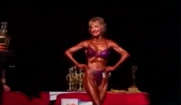 76-Year-Old Grandma Shows She's Got Talent And Muscles As She Wows