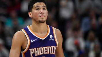 Devin Booker Got Mad About Getting Double Teamed In A Pickup Game, So He Responded By Scoring A Billion Points