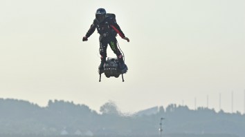 An Inventor Flew His Jet-Powered Hoverboard Over The English Channel From France To England