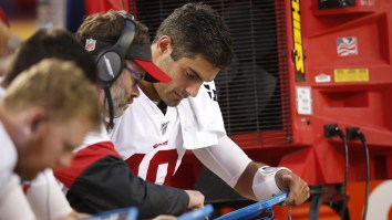 Jimmy Garappolo Explains Why Throwing Into Coverage On Purpose In Preseason Games Is Actually A Good Thing