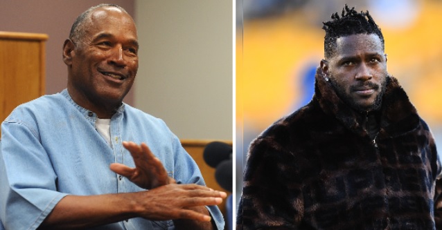 O.J. Simpson Calls B.S. On Antonio Brown Threatening To No Longer Play ...