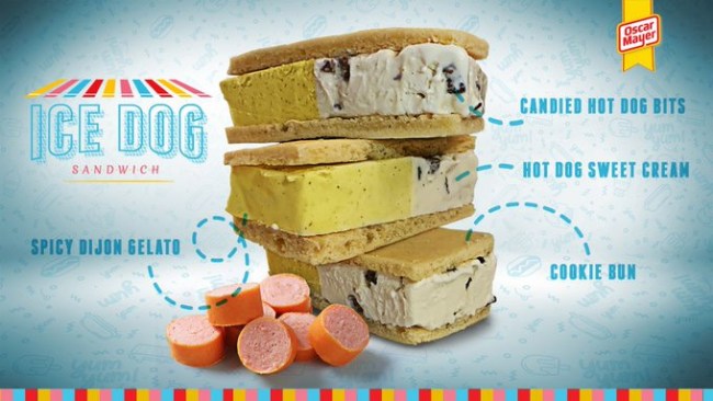 Oscar Mayer Releasing A Hot Dog Flavored Ice Cream Sandwich