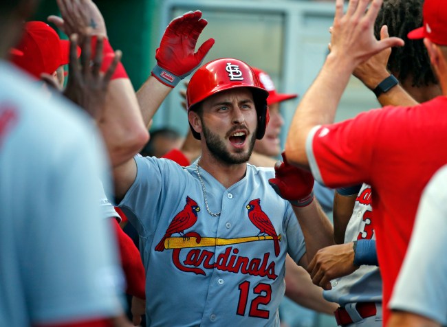 Paul DeJong hit a homer that landed in the Big Mac sign for a once-in-a-lifetime moment