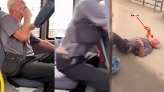 Ballsy Old Guy Blindly Committed To Ripping Heaters Gets Thrown Off Bus For Ripping A Heater