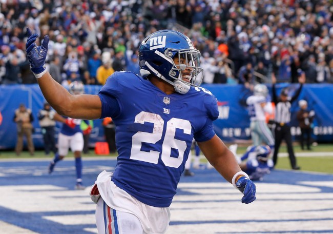 Saquon Barkley's Giants teammates are blown away with his physique after intense workout routine