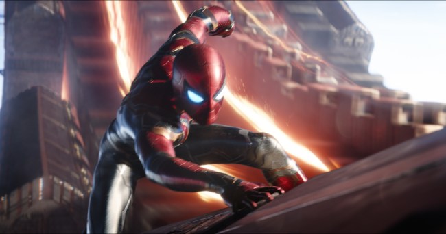 spider-man infinity war