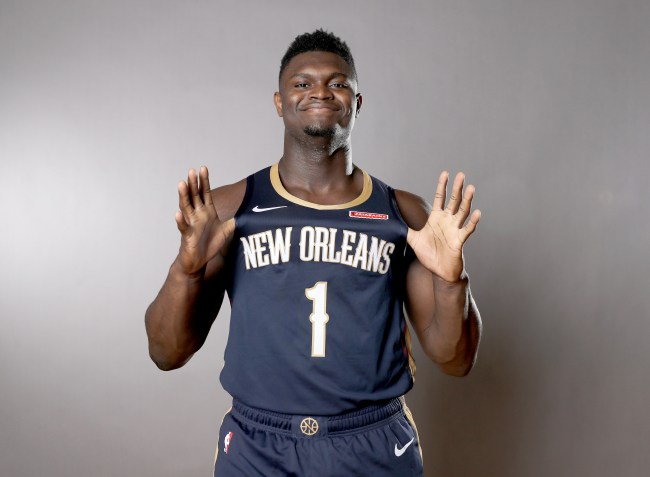Zion Williamson's game-worn shoes sold for an incredible $19,200 at auction