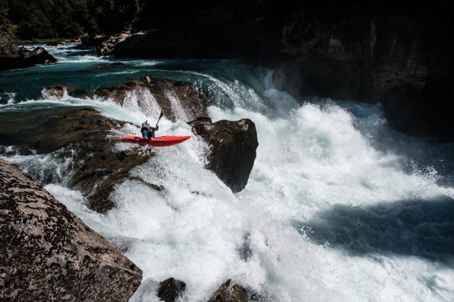 Nouria Newman kayaking adventure Patagonia