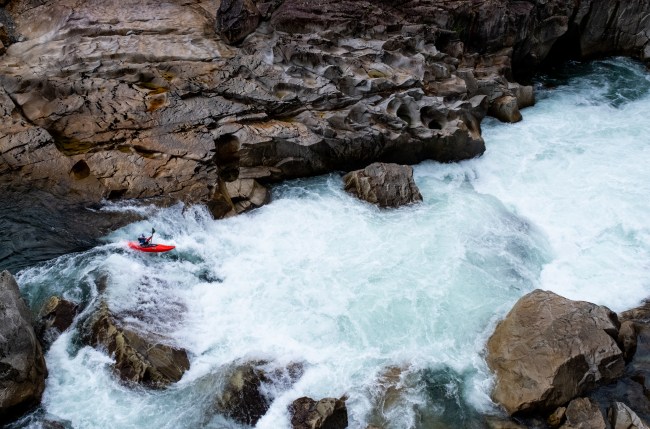 Nouria Newman kayaking adventure Patagonia