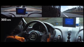 Ride Along Inside A Bugatti Chiron As It Becomes The First Hypercar To Break The 300-MPH Barrier