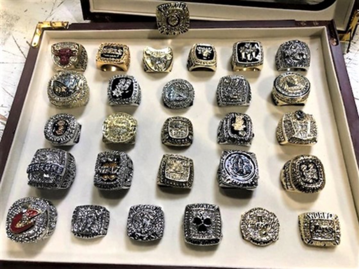 These Two Dozen Fake NBA Championship Rings Valued At $560K Seized By ...