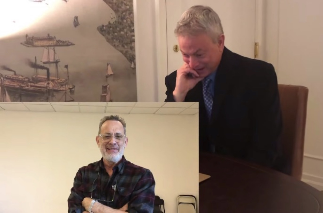 Gary Sinise Gets Blindsided By An Emotional Thank You Video From Tom