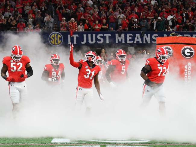 how big is georgia's offensive line