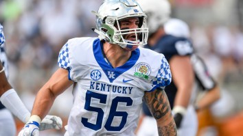 New Video Of Kentucky LB Kash Daniel Trying To Snap The Ankle Of Florida QB In Pile Sets Twitter Ablaze
