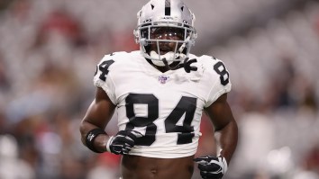 Oakland Raiders Fans Take Shots At Antonio Brown And Start NSFW ‘F*** AB’ Chant After Scoring Touchdown Vs Broncos On MNF