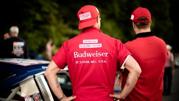 Budweiser Just Released A Limited-Edition Collection Of Vintage Budweiser Racing Team Apparel