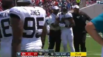 Jags’ Myles Jack Gets Ejected For Punching Chiefs Player In The Face, Had To Be Dragged Off The Field Because He Didn’t Want To Leave Game